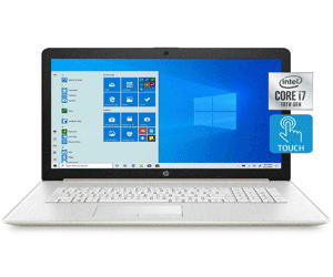 HP 17.3" HD+ LED Touchscreen Laptop Intel Core i7-1065G7 - Best budget 17 inch laptop 2022