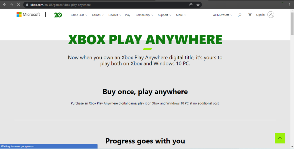 Play Xbox 360 games on laptop using Xbox play anywhere