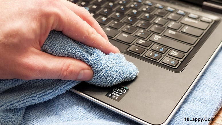 How to Clean Laptop Mousepad using Microfiber cloth