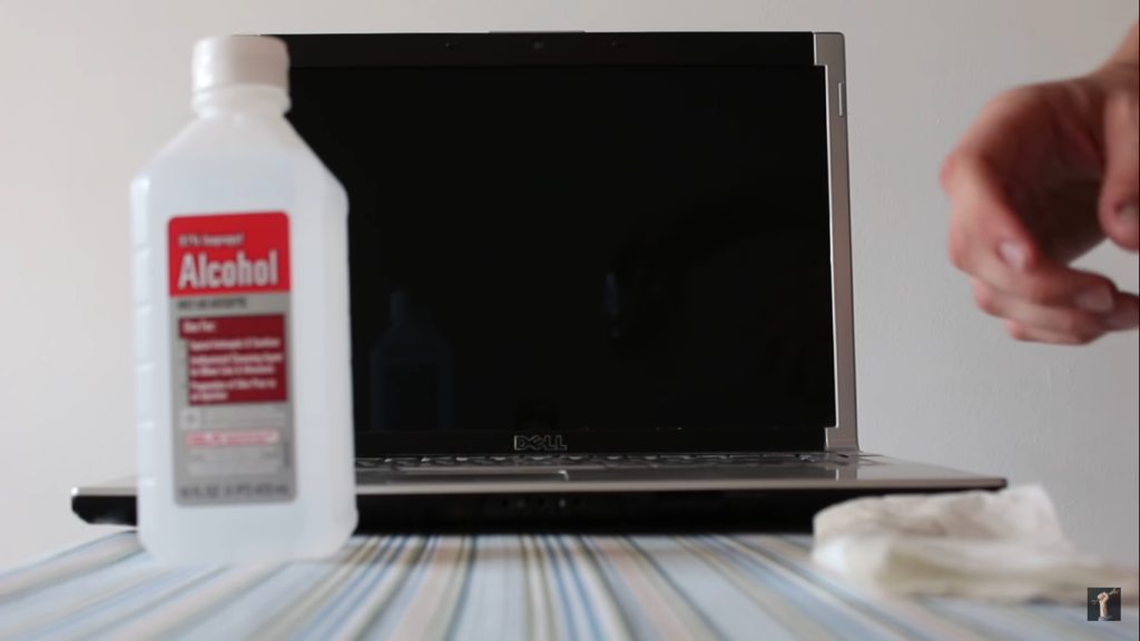 How to Clean Laptop Mousepad using Alcohol