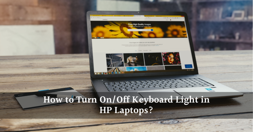 How to Turn On/Off Keyboard Light in HP Laptops?