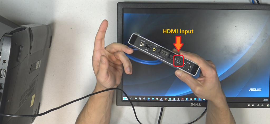 HDMI Output to Input on Laptop Using HDMI Input Adapter
