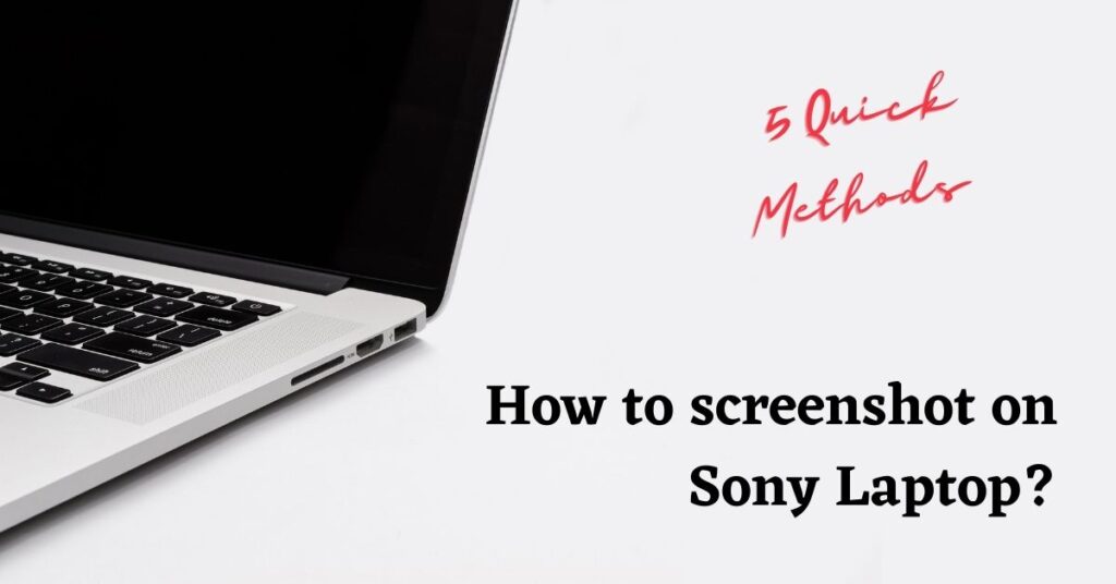 How To Screenshot On Sony Laptop?