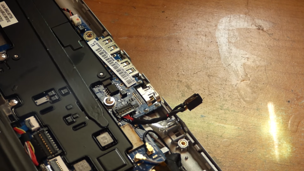 how to fix laptop dc power jack