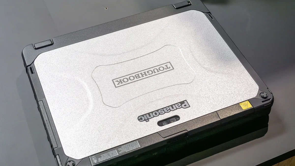 Panasonic Toughbook rugged laptop with reinforced corners